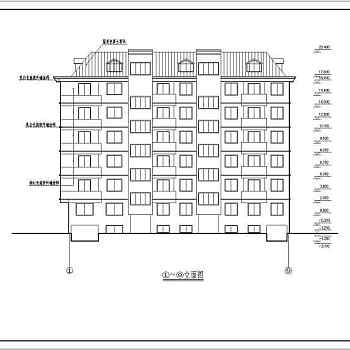 多层住宅楼建施图纸