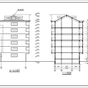 多层住宅楼建施图纸