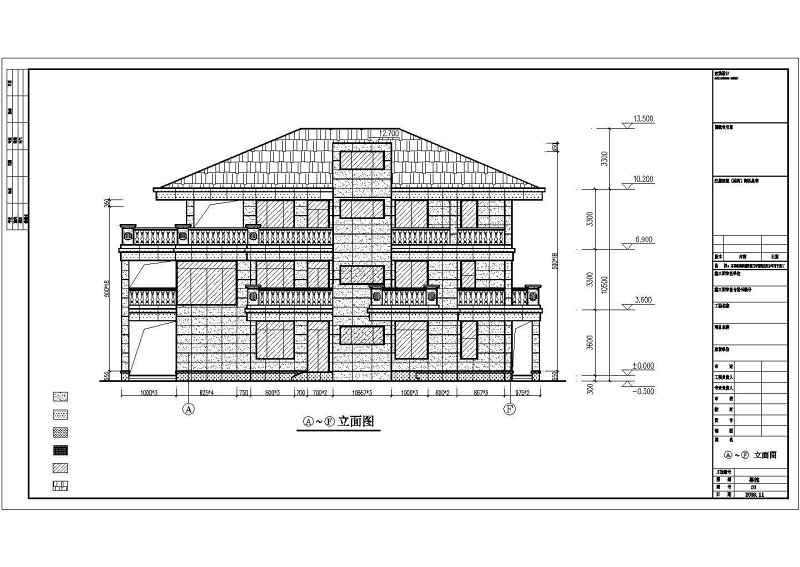 三层<a href=https://www.yitu.cn/su/7680.html target=_blank class=infotextkey>精致</a>别墅建筑<a href=https://www.yitu.cn/su/7590.html target=_blank class=infotextkey>设计</a>施工图