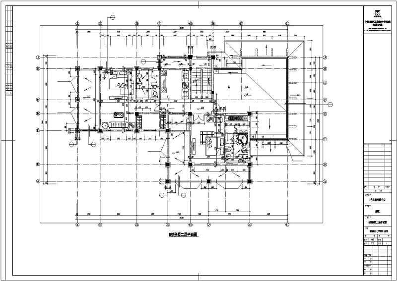 某高档别墅建筑结构图