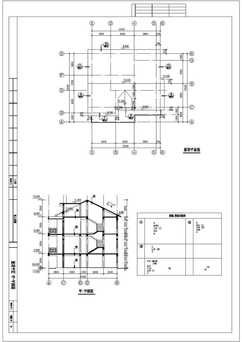 三层私<a href=https://www.yitu.cn/su/8090.html target=_blank class=infotextkey>人</a><a href=https://www.yitu.cn/su/8193.html target=_blank class=infotextkey>小别墅</a>建筑结构<a href=https://www.yitu.cn/su/7937.html target=_blank class=infotextkey>图纸</a>