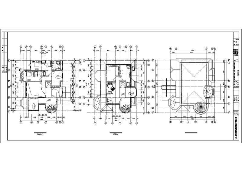 某<a href=https://www.yitu.cn/su/7872.html target=_blank class=infotextkey>地</a>商业别墅建筑<a href=https://www.yitu.cn/su/7590.html target=_blank class=infotextkey>设计</a>施工图