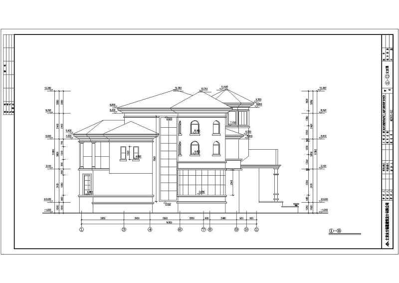 某<a href=https://www.yitu.cn/su/7872.html target=_blank class=infotextkey>地</a>商业别墅建筑<a href=https://www.yitu.cn/su/7590.html target=_blank class=infotextkey>设计</a>施工图