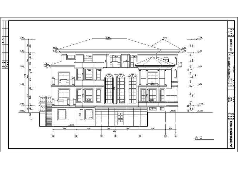 某<a href=https://www.yitu.cn/su/7872.html target=_blank class=infotextkey>地</a>商业别墅建筑<a href=https://www.yitu.cn/su/7590.html target=_blank class=infotextkey>设计</a>施工图