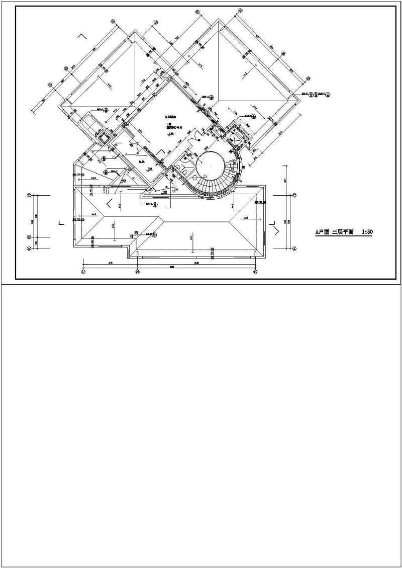 某坡<a href=https://www.yitu.cn/su/7872.html target=_blank class=infotextkey>地</a>三层别墅建筑方案图