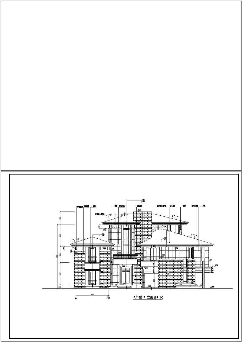 某坡<a href=https://www.yitu.cn/su/7872.html target=_blank class=infotextkey>地</a>三层别墅建筑方案图