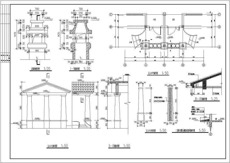 某三层双拼别墅建筑<a href=https://www.yitu.cn/su/7590.html target=_blank class=infotextkey>设计</a>图