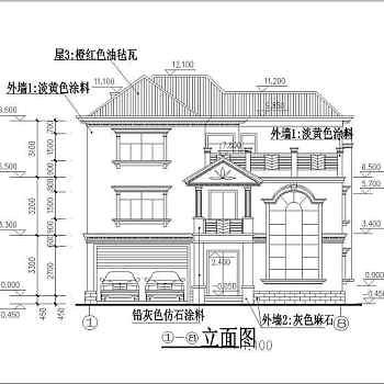 379.92平米独栋别墅建筑图纸