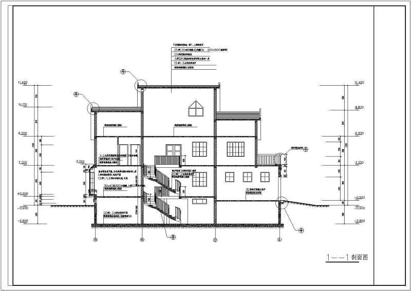 某<a href=https://www.yitu.cn/sketchup/huayi/index.html target=_blank class=infotextkey>花</a>园别墅全套建施图