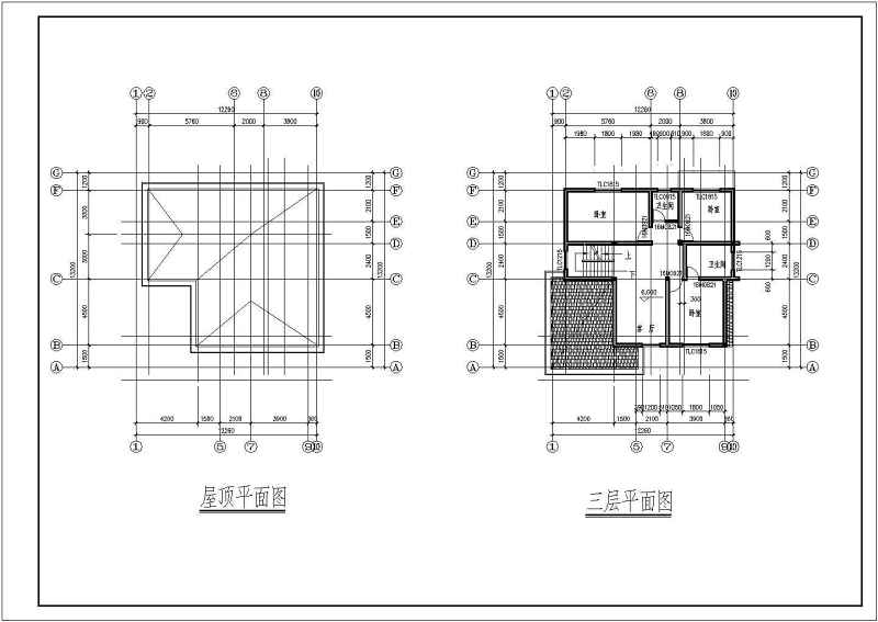 某多层别墅建筑结构施工图