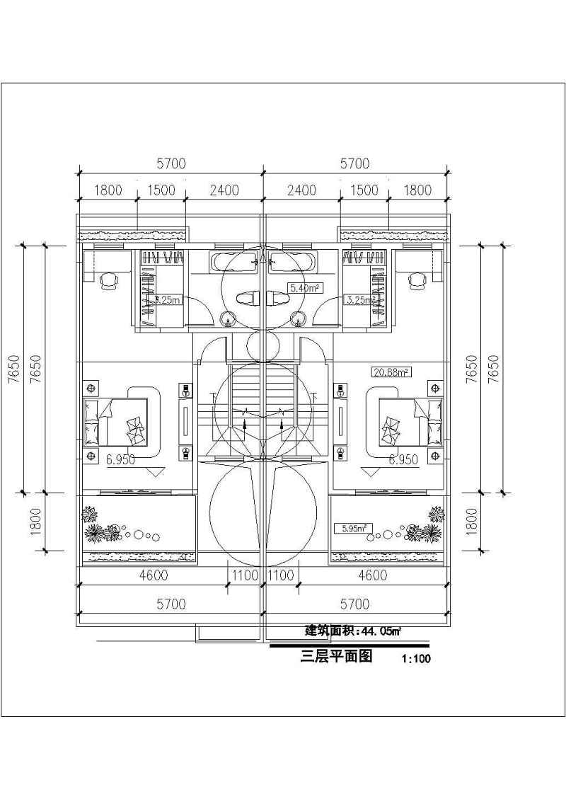 155.10平米别墅建筑<a href=https://www.yitu.cn/su/7590.html target=_blank class=infotextkey>设计</a><a href=https://www.yitu.cn/su/7937.html target=_blank class=infotextkey>图纸</a>