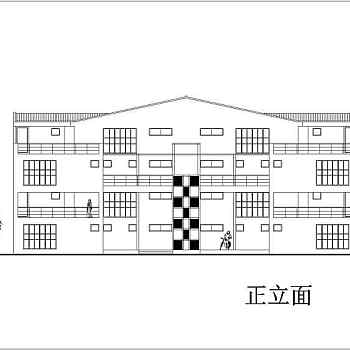 某双拼别墅建筑设计施工图