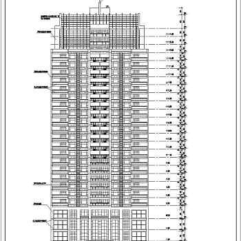 某地某高层综合楼建筑施工图（全套）