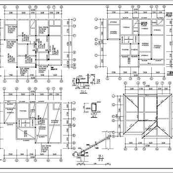 某私家小别墅全套建筑结构施工图