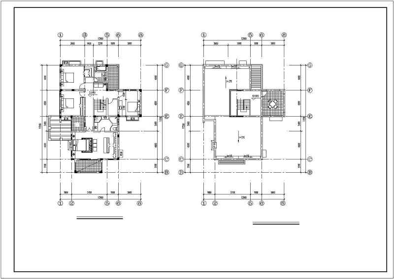 现代豪华别墅建筑<a href=https://www.yitu.cn/su/7590.html target=_blank class=infotextkey>设计</a>施工图