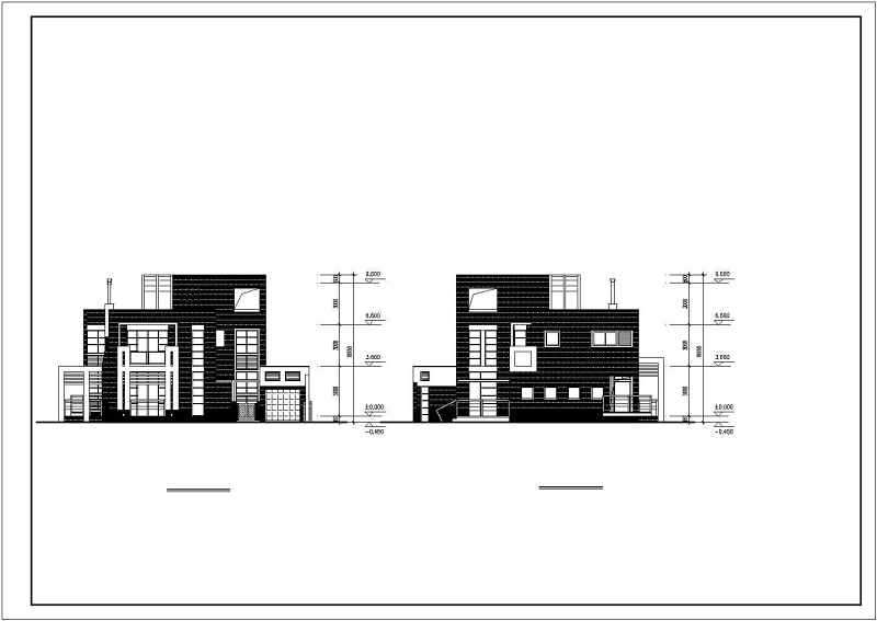 现代豪华别墅建筑<a href=https://www.yitu.cn/su/7590.html target=_blank class=infotextkey>设计</a>施工图