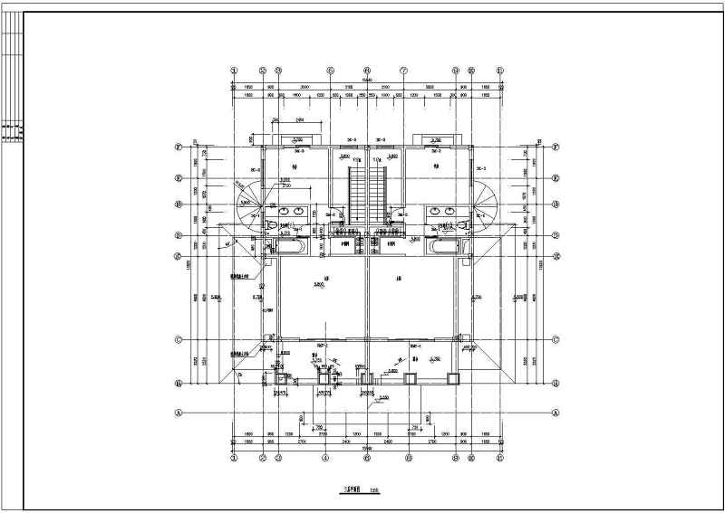 357平米双拼别墅建筑<a href=https://www.yitu.cn/su/7590.html target=_blank class=infotextkey>设计</a>图