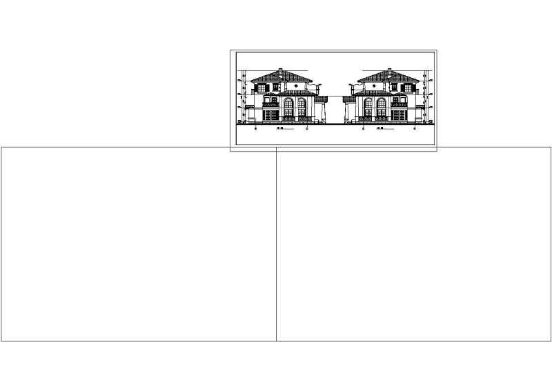 357平米双拼别墅建筑<a href=https://www.yitu.cn/su/7590.html target=_blank class=infotextkey>设计</a>图