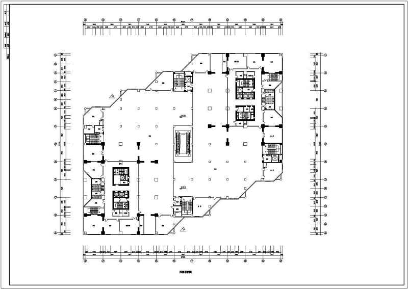 某大型<a href=https://www.yitu.cn/su/6794.html target=_blank class=infotextkey>商场</a>建筑<a href=https://www.yitu.cn/su/7590.html target=_blank class=infotextkey>设计</a><a href=https://www.yitu.cn/su/7392.html target=_blank class=infotextkey>平面</a>CAD施工图