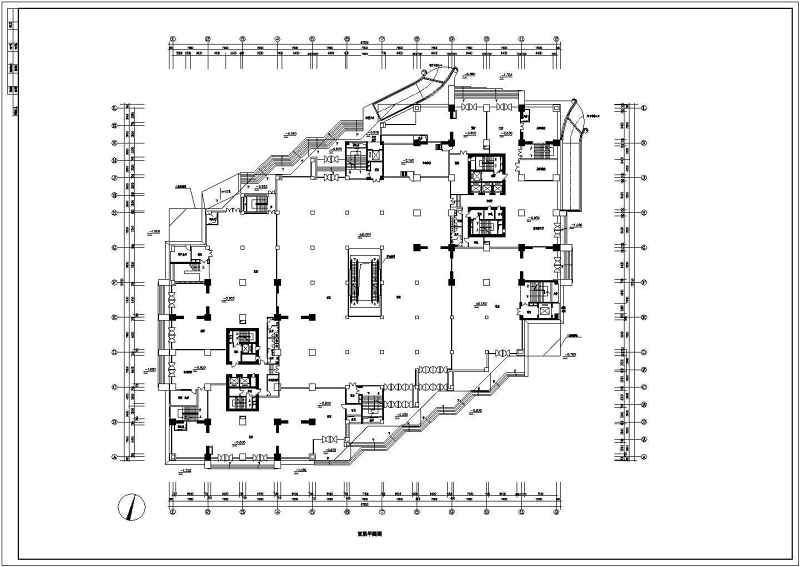 某大型<a href=https://www.yitu.cn/su/6794.html target=_blank class=infotextkey>商场</a>建筑<a href=https://www.yitu.cn/su/7590.html target=_blank class=infotextkey>设计</a><a href=https://www.yitu.cn/su/7392.html target=_blank class=infotextkey>平面</a>CAD施工图