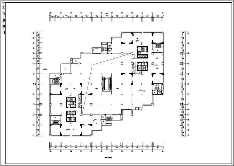 某大型<a href=https://www.yitu.cn/su/6794.html target=_blank class=infotextkey>商场</a>建筑<a href=https://www.yitu.cn/su/7590.html target=_blank class=infotextkey>设计</a><a href=https://www.yitu.cn/su/7392.html target=_blank class=infotextkey>平面</a>CAD施工图