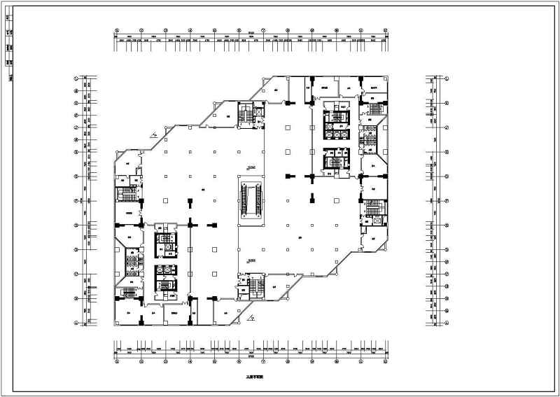 某大型<a href=https://www.yitu.cn/su/6794.html target=_blank class=infotextkey>商场</a>建筑<a href=https://www.yitu.cn/su/7590.html target=_blank class=infotextkey>设计</a><a href=https://www.yitu.cn/su/7392.html target=_blank class=infotextkey>平面</a>CAD施工图