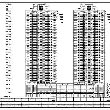 某高层商住楼全套建施图