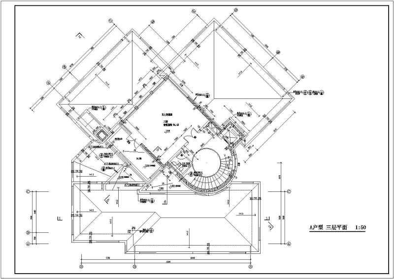 某高级别墅全套建施<a href=https://www.yitu.cn/su/7937.html target=_blank class=infotextkey>图纸</a>带效果图