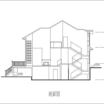 某私家小别墅建施图附效果图