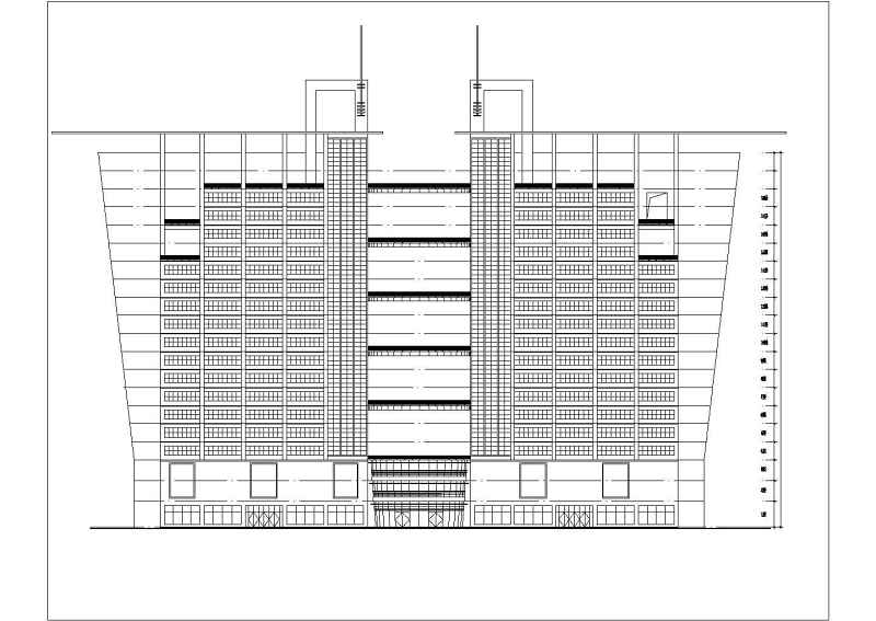 小县城高层酒<a href=https://www.yitu.cn/su/8159.html target=_blank class=infotextkey>楼</a>建筑<a href=https://www.yitu.cn/su/7590.html target=_blank class=infotextkey>设计</a><a href=https://www.yitu.cn/su/7937.html target=_blank class=infotextkey>图纸</a>