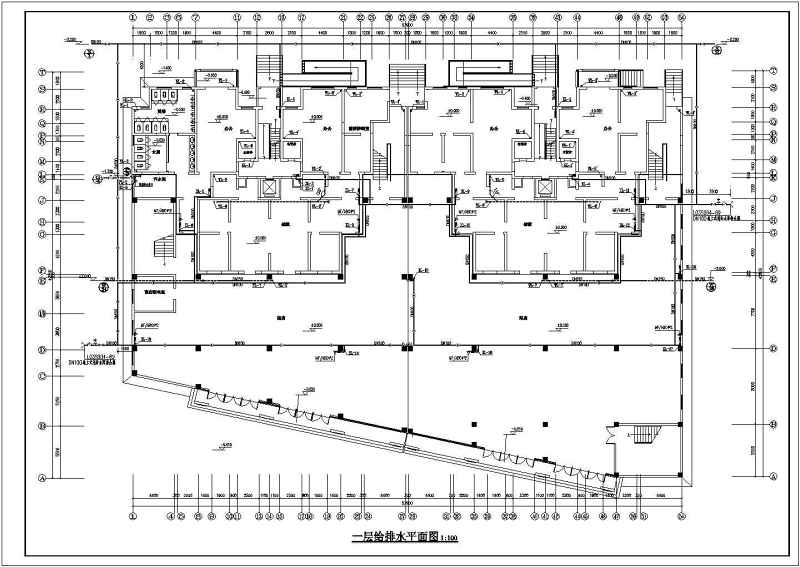 菏泽市某<a href=https://www.yitu.cn/su/7388.html target=_blank class=infotextkey>铁</a>路<a href=https://www.yitu.cn/su/7987.html target=_blank class=infotextkey>小区</a>7<a href=https://www.yitu.cn/su/8159.html target=_blank class=infotextkey>楼</a>商住<a href=https://www.yitu.cn/su/8159.html target=_blank class=infotextkey>楼</a>给排<a href=https://www.yitu.cn/su/5628.html target=_blank class=infotextkey>水</a><a href=https://www.yitu.cn/su/7590.html target=_blank class=infotextkey>设计</a>施工图