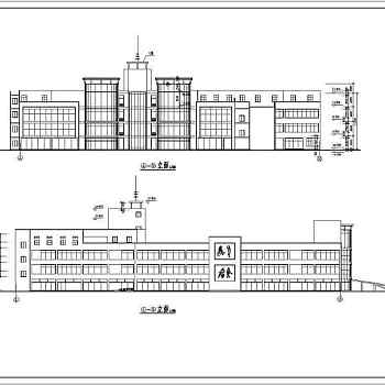 商业广场全套建筑设计施工图