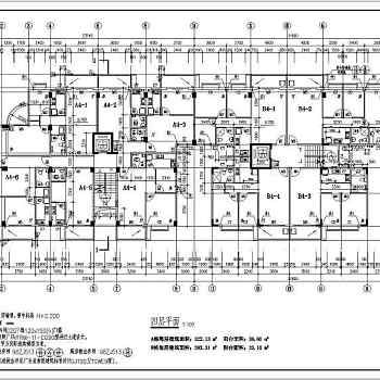 某地高层商住建筑施工图（建筑规划图）