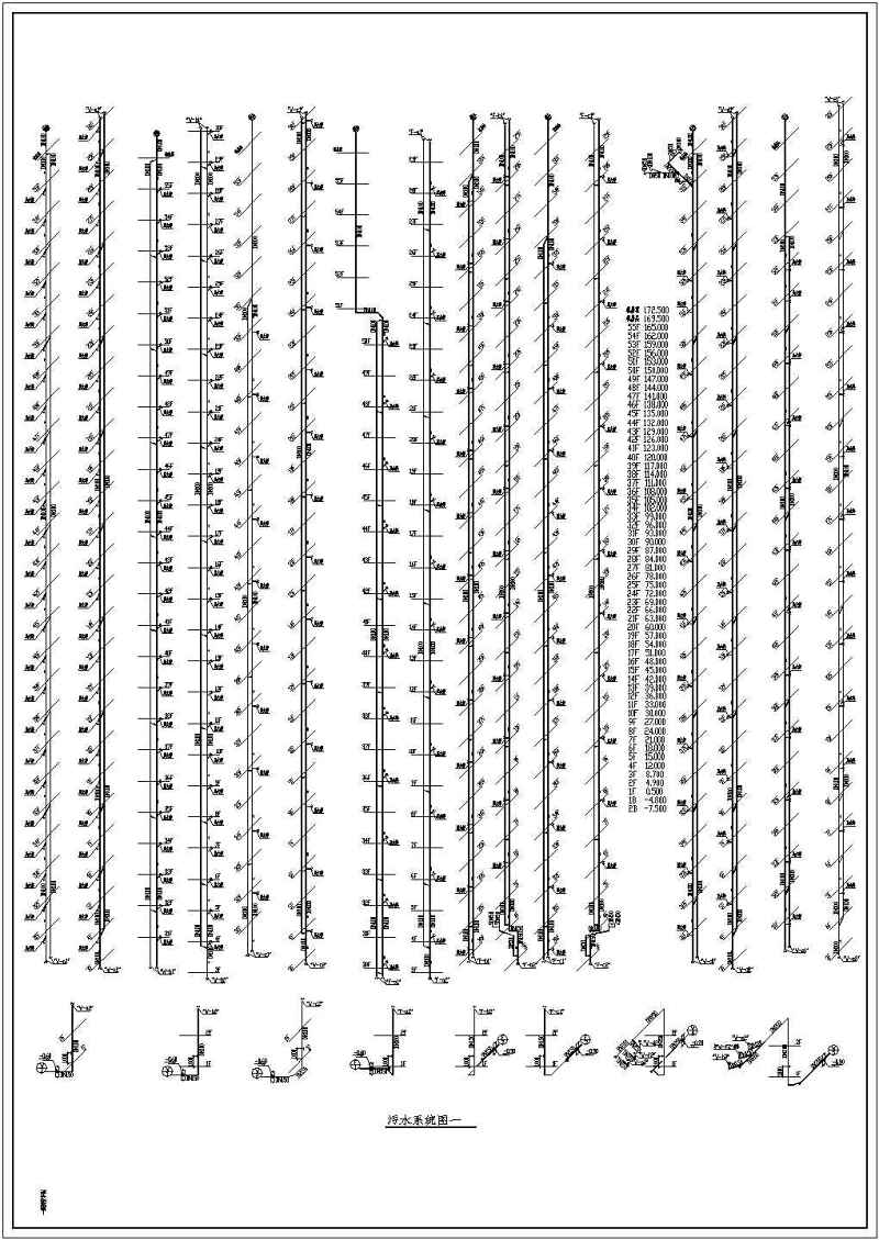 南方某超高层55层住宅<a href=https://www.yitu.cn/su/8159.html target=_blank class=infotextkey>楼</a>给排<a href=https://www.yitu.cn/su/5628.html target=_blank class=infotextkey>水</a>施工图