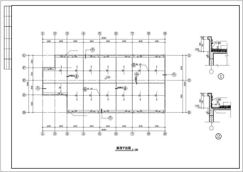 某公司食堂建筑<a href=https://www.yitu.cn/su/7590.html target=_blank class=infotextkey>设计</a>图