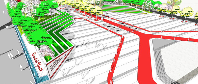 校园<a href=https://www.yitu.cn/sketchup/guangchangjingguan/index.html target=_blank class=infotextkey>广场景观</a><a href=https://www.yitu.cn/su/7590.html target=_blank class=infotextkey>设计</a>效果图图片