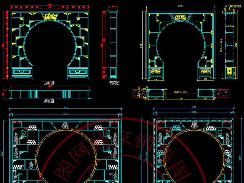 原创新<a href=https://m.yitu.cn/su/zhongshibogujia.html target=_blank class=infotextkey>中式<a href=https://www.yitu.cn/sketchup/bogujia/index.html target=_blank class=infotextkey>博古架</a></a>博古柜CAD图库-版权<a href=https://www.yitu.cn/su/7381.html target=_blank class=infotextkey>可商用</a>