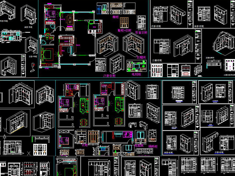 原创CAD<a href=https://www.yitu.cn/sketchup/yigui/index.html target=_blank class=infotextkey>衣柜</a><a href=https://www.yitu.cn/su/7937.html target=_blank class=infotextkey>图纸</a>-版权<a href=https://www.yitu.cn/su/7381.html target=_blank class=infotextkey>可商用</a>