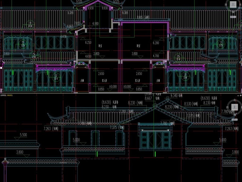 原创中式园林古建风格别墅民宿建筑徽派古建-版权<a href=https://www.yitu.cn/su/7381.html target=_blank class=infotextkey>可商用</a>