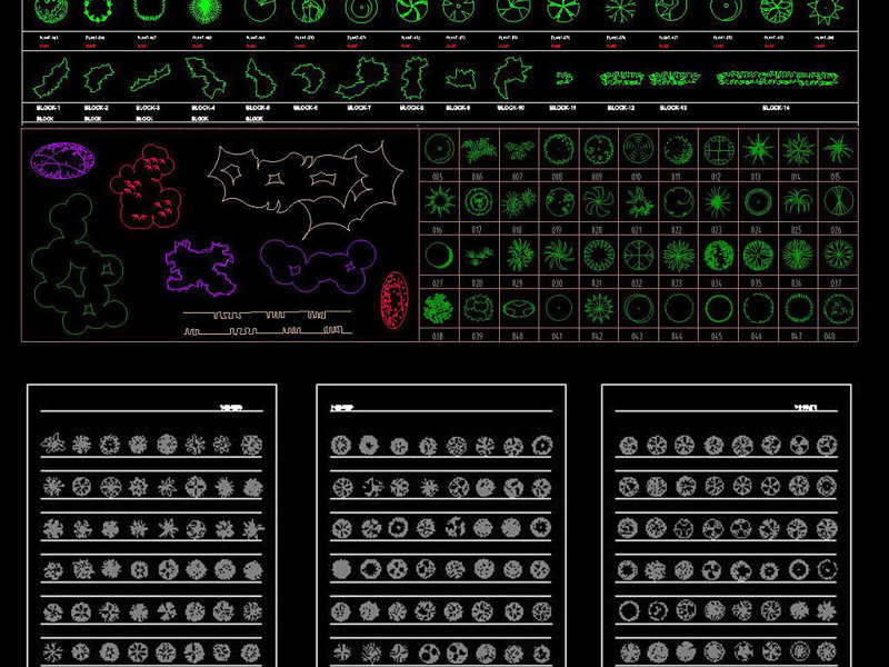 原创常用园林cad素材（店主推荐）-版权<a href=https://www.yitu.cn/su/7381.html target=_blank class=infotextkey>可商用</a>