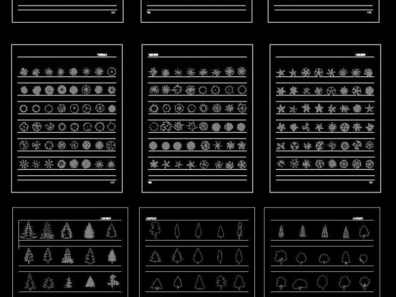 原创常用园林cad素材（店主推荐）-版权<a href=https://www.yitu.cn/su/7381.html target=_blank class=infotextkey>可商用</a>