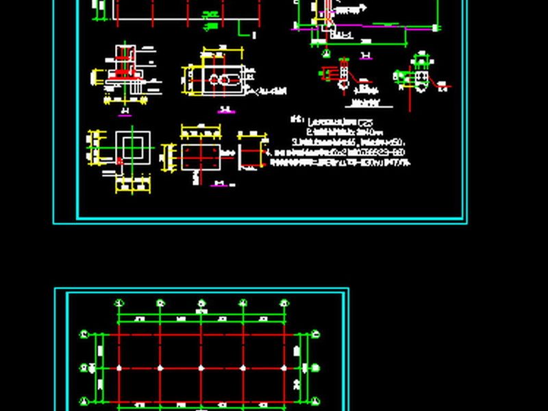 原创<a href=https://www.yitu.cn/su/8096.html target=_blank class=infotextkey>钢结构</a><a href=https://www.yitu.cn/su/7331.html target=_blank class=infotextkey>车棚</a>施工图-版权<a href=https://www.yitu.cn/su/7381.html target=_blank class=infotextkey>可商用</a>