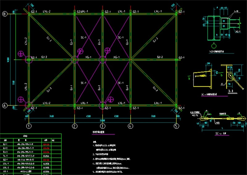 原创某<a href=https://www.yitu.cn/sketchup/canting/index.html target=_blank class=infotextkey><a href=https://www.yitu.cn/su/7825.html target=_blank class=infotextkey>餐厅</a></a><a href=https://www.yitu.cn/su/8096.html target=_blank class=infotextkey>钢结构</a>CAD施工图-版权<a href=https://www.yitu.cn/su/7381.html target=_blank class=infotextkey>可商用</a>