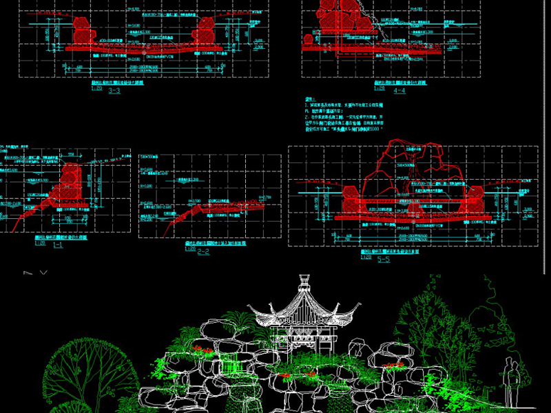 原创<a href=https://www.yitu.cn/su/7459.html target=_blank class=infotextkey>景观园林</a><a href=https://www.yitu.cn/su/6899.html target=_blank class=infotextkey>假<a href=https://www.yitu.cn/su/8101.html target=_blank class=infotextkey>山</a></a>置<a href=https://www.yitu.cn/su/6979.html target=_blank class=infotextkey>石</a>CAD图集-版权<a href=https://www.yitu.cn/su/7381.html target=_blank class=infotextkey>可商用</a>