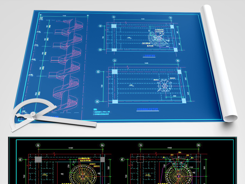 原创CAD<a href=https://www.yitu.cn/su/8096.html target=_blank class=infotextkey>钢结构</a>旋转<a href=https://www.yitu.cn/sketchup/louti/index.html target=_blank class=infotextkey><a href=https://www.yitu.cn/su/6782.html target=_blank class=infotextkey><a href=https://www.yitu.cn/su/8159.html target=_blank class=infotextkey>楼</a>梯</a></a>结构<a href=https://www.yitu.cn/su/7937.html target=_blank class=infotextkey>图纸</a>-版权<a href=https://www.yitu.cn/su/7381.html target=_blank class=infotextkey>可商用</a>