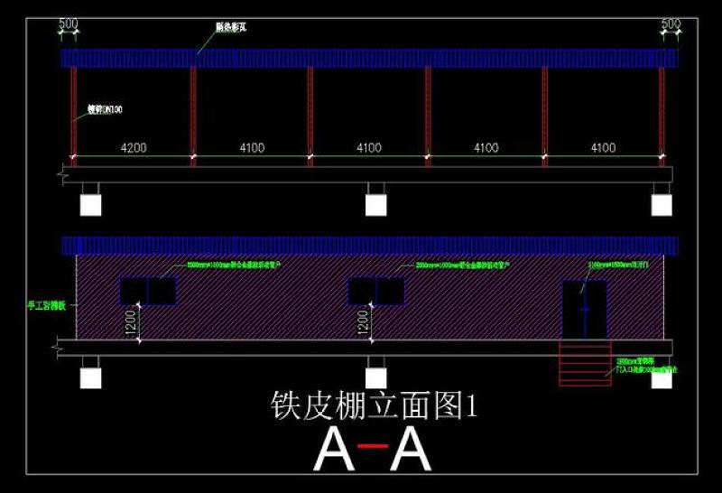 原创<a href=https://www.yitu.cn/su/8096.html target=_blank class=infotextkey>钢结构</a><a href=https://www.yitu.cn/su/6898.html target=_blank class=infotextkey>彩钢板</a>房CAD施工<a href=https://www.yitu.cn/su/7937.html target=_blank class=infotextkey>图纸</a>-版权<a href=https://www.yitu.cn/su/7381.html target=_blank class=infotextkey>可商用</a>