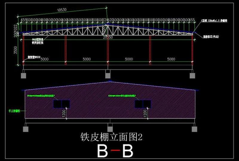 原创<a href=https://www.yitu.cn/su/8096.html target=_blank class=infotextkey>钢结构</a><a href=https://www.yitu.cn/su/6898.html target=_blank class=infotextkey>彩钢板</a>房CAD施工<a href=https://www.yitu.cn/su/7937.html target=_blank class=infotextkey>图纸</a>-版权<a href=https://www.yitu.cn/su/7381.html target=_blank class=infotextkey>可商用</a>