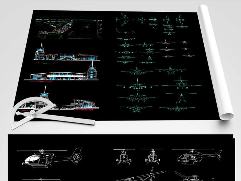 原创精细<a href=https://www.yitu.cn/su/7886.html target=_blank class=infotextkey>飞机</a>CAD<a href=https://www.yitu.cn/su/7937.html target=_blank class=infotextkey>图纸</a>集合-版权<a href=https://www.yitu.cn/su/7381.html target=_blank class=infotextkey>可商用</a>