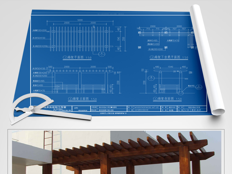 原创<a href=https://www.yitu.cn/sketchup/huayi/index.html target=_blank class=infotextkey>花</a>园樟子松木<a href=https://www.yitu.cn/sketchup/huayi/index.html target=_blank class=infotextkey>花</a>架CAD施工图预算实景照片-版权<a href=https://www.yitu.cn/su/7381.html target=_blank class=infotextkey>可商用</a>