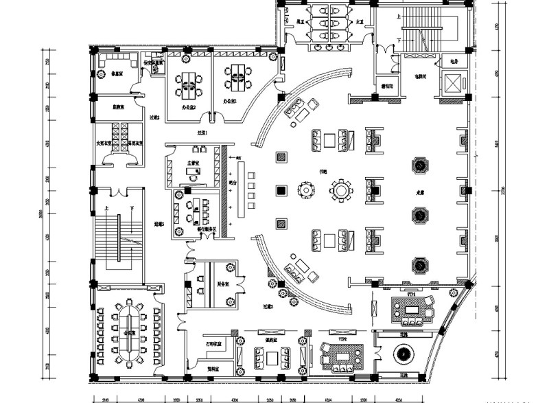 原创2015售楼部CAD施工图全套